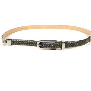 Ellen Tracy Accessories - ELLEN TRACY Italian Leather Snakeskin Skinny Belt Ellen Tracy Accessories - ELLEN TRACY Italian Leather Snakeskin Skinny Belt
